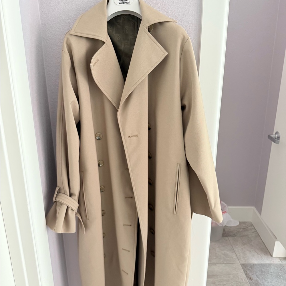 toteme pisa trench khaki
